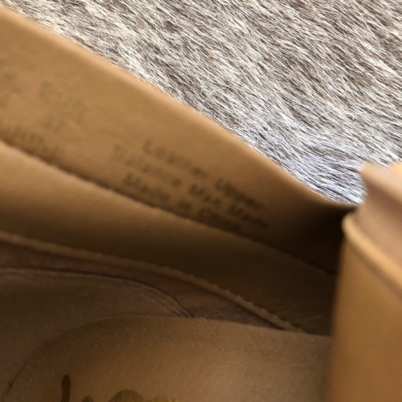 SAM EDELMAN caramel suede Ankle boot  zip up  SZ 7 - Picture 6 of 8